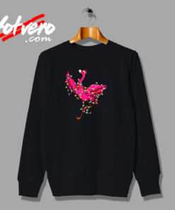 Flamingo Light Santa Urban Sweatshirt
