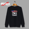 Fuck Yeah American Flag Urban Sweatshirt