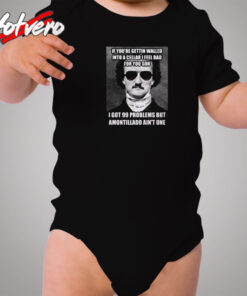 Funny Edgar Allen Poe Amontillado Meme Cozy Baby Onesies