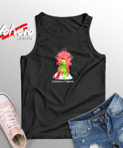 Funny Grinch Christmas Is Coming Aesthetic Sleeveless Shirt