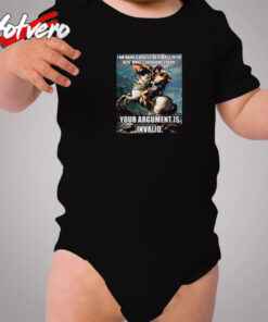 Funny History Hipster Napoleon Bonaparte Argument Cozy Baby Onesies