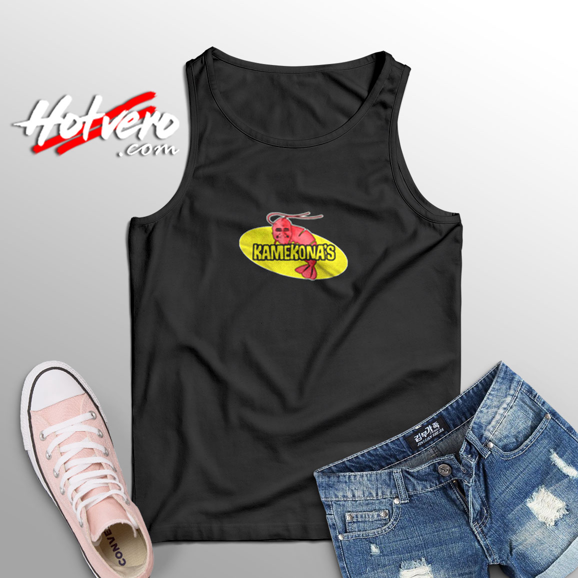 Funny Kamekona’s Shrimp Aesthetic Sleeveless Shirt