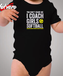 Funny Softball Coach Cozy Baby Onesies
