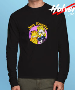 Garfield Cat And Tiger King Long Sleeve T shirt