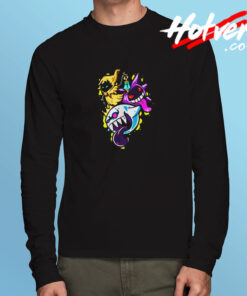 Gengar Poe And King Boo A Night Of Fear Long Sleeve T shirt