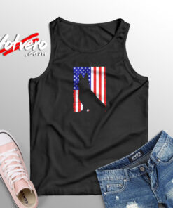 German Sheperd Flag Aesthetic Sleeveless Shirt