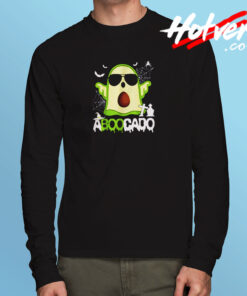 Ghost Boo Avocado Long Sleeve T shirt