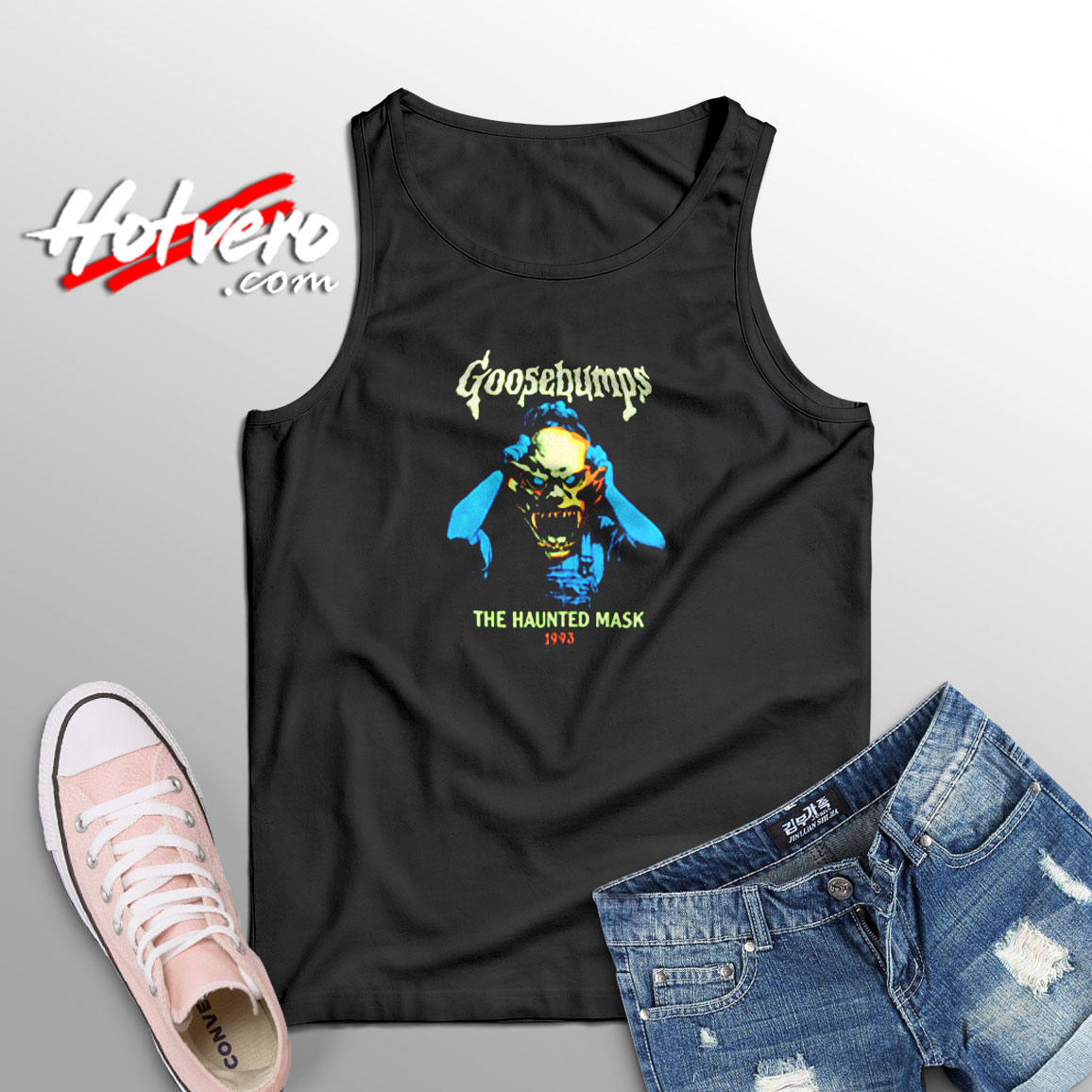 Goosebumps The Haunted Mask 1993 Aesthetic Sleeveless Shirt