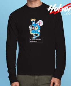 Gyarados Pokemon Gary Spongebob Long Sleeve T shirt