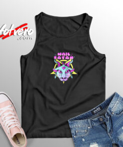 Hail Satan Aesthetic Sleeveless Shirt