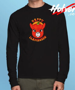 Happy Llamaween Long Sleeve T shirt