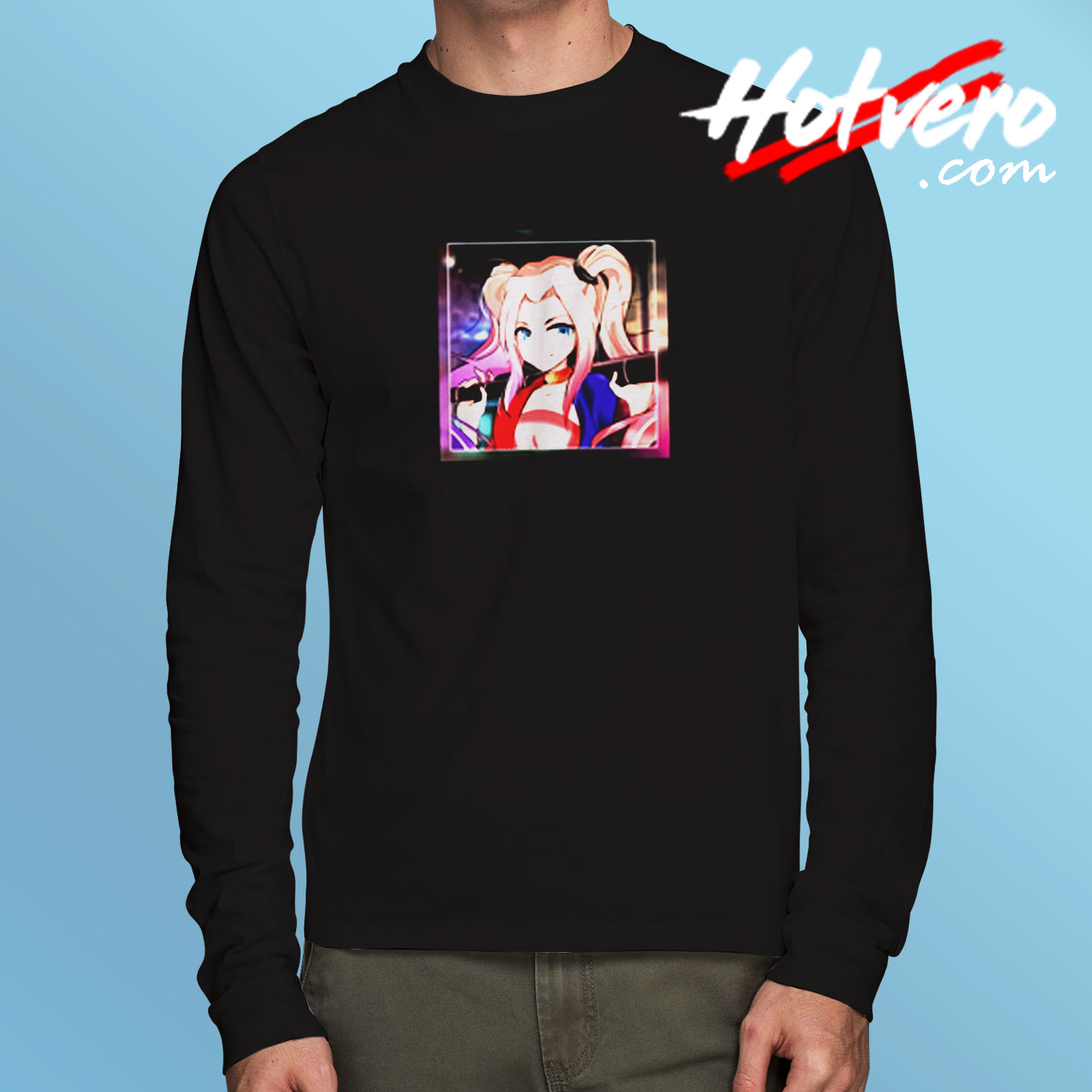 Harley Quinn Anime Long Sleeve T shirt
