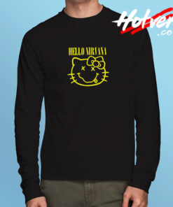 Hello Nirvana Long Sleeve T shirt