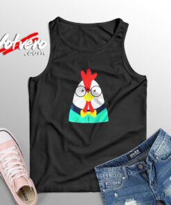 Hipster Chicken Aesthetic Sleeveless Shirt