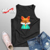 Hipster Fox Aesthetic Sleeveless Shirt
