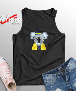 Hipster Koala Bear Aesthetic Sleeveless Shirt