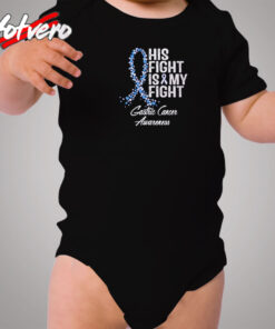 His Fight Is My Fight Cozy Baby Onesies