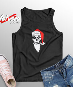 Holiday Themed Misfits Santa Aesthetic Sleeveless Shirt