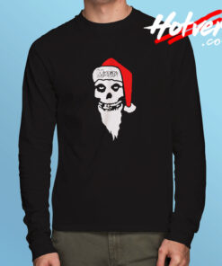 Holiday Themed Misfits Santa Long Sleeve T shirt