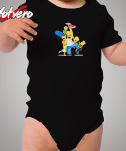 Homer Family Cozy Baby Onesies