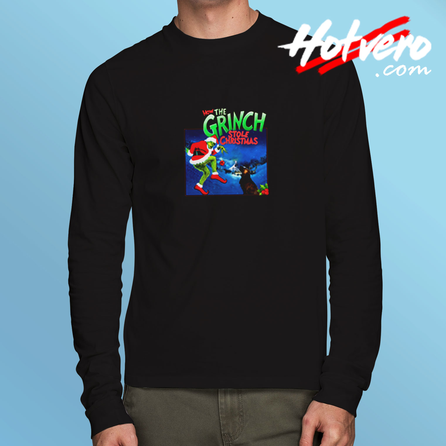 How The Grinch Stole Christmas Vintage Long Sleeve T shirt