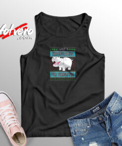 I Want A Hippopotamus For Christmas Aesthetic Sleeveless Shirt