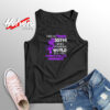 I Wear Purple For My Sister Domestic Violence Aesthetic Sleeveless Shirt