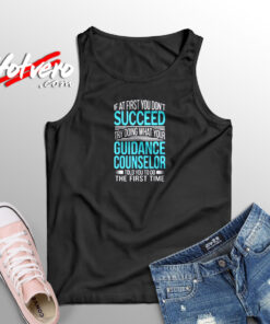 If At First You Don’t Succeed Funny Aesthetic Sleeveless Shirt