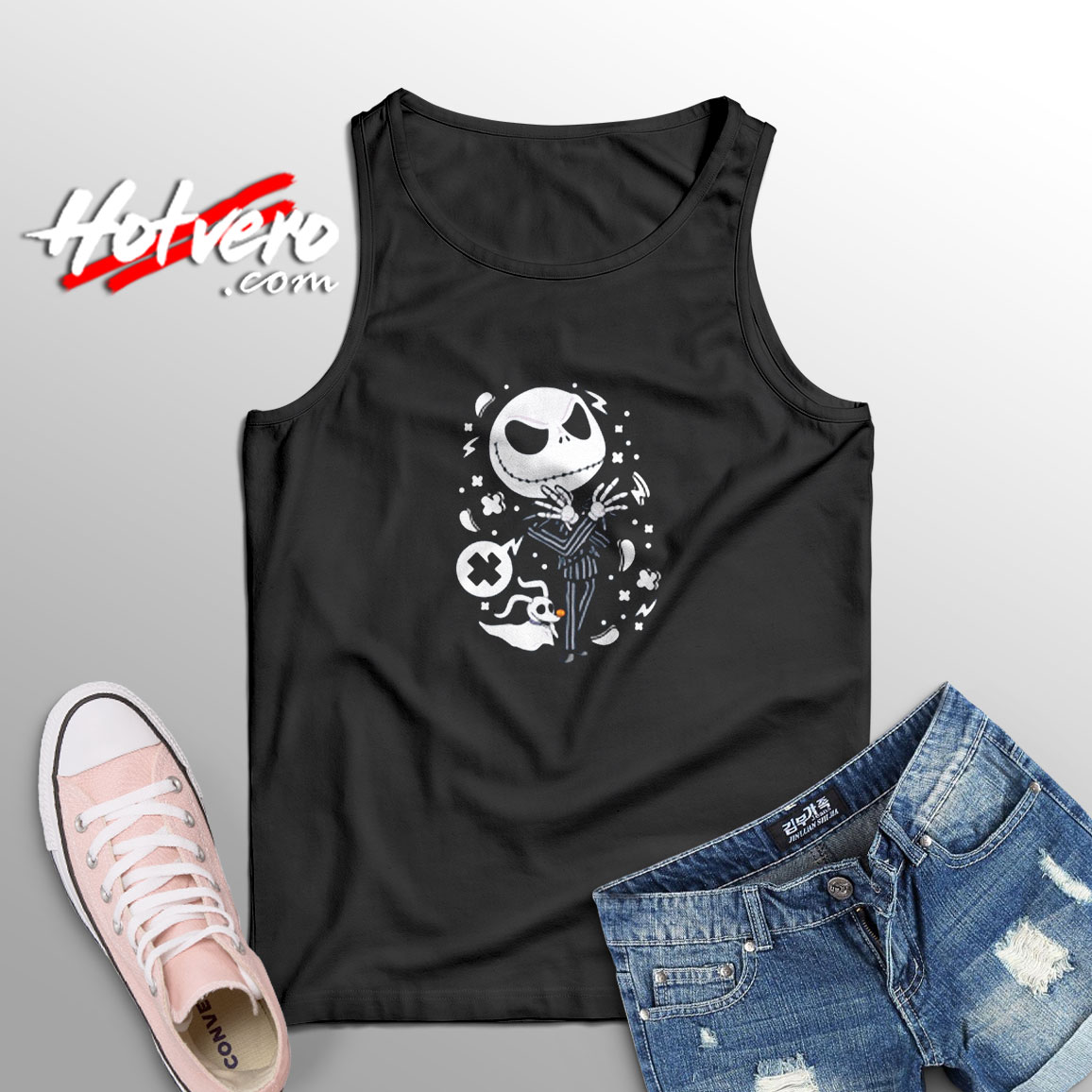 Jack Skellington Pop Art Aesthetic Sleeveless Shirt