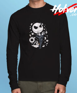 Jack Skellington Pop Art Long Sleeve T shirt