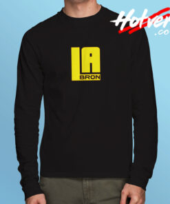 James Lebron Los Angeles Lakers Long Sleeve T shirt