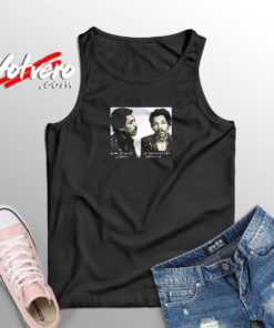 Jimi Hendrix Arrested Photo Police 1969 Aesthetic Sleeveless Shirt