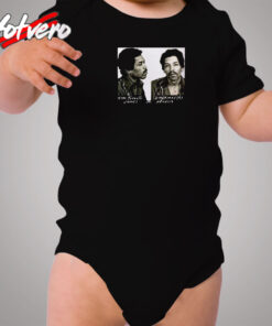 Jimi Hendrix Arrested Photo Police 1969 Cozy Baby Onesies