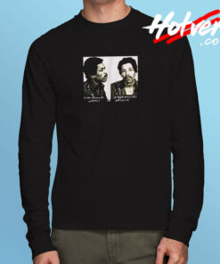 Jimi Hendrix Arrested Photo Police 1969 Long Sleeve T shirt