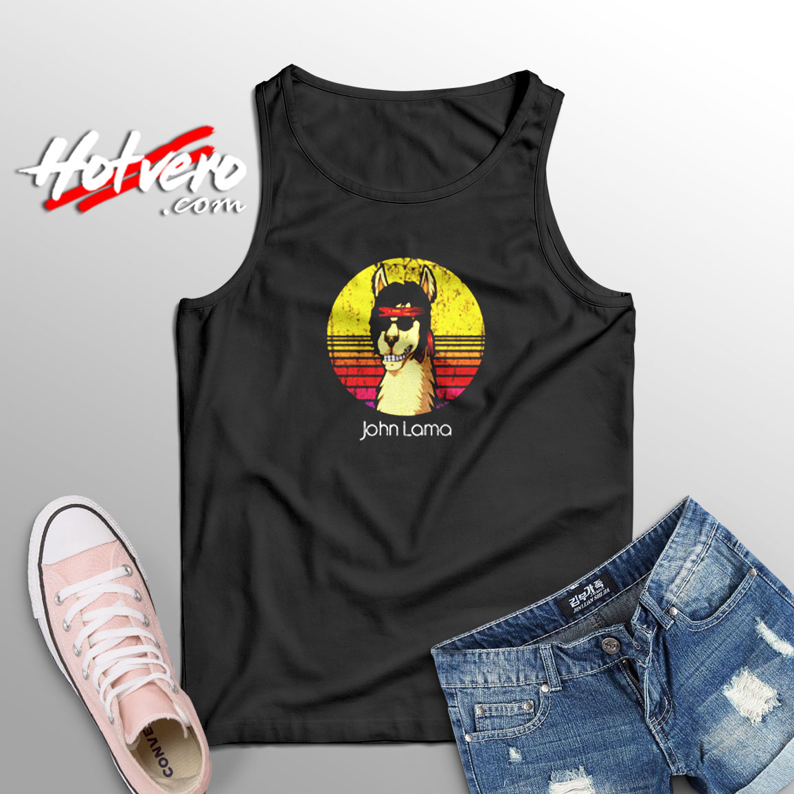 John Lama Lennon Parody Rock Aesthetic Sleeveless Shirt