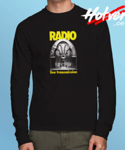 Joy Division Radio Live Transmission Ian Curtis Rock Band Long Sleeve T shirt
