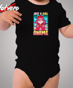 Just A Girl Who Loves Anime Cozy Baby Onesies