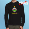 Kansas Flag Long Sleeve T shirt