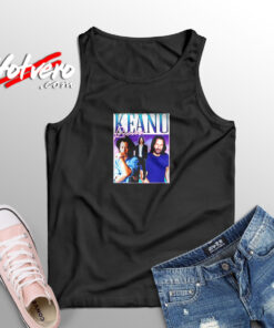 Keanu Reeves Homage Pop Culture Aesthetic Sleeveless Shirt