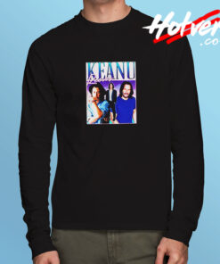 Keanu Reeves Homage Pop Culture Long Sleeve T shirt
