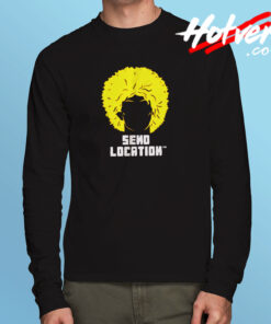 Khabib Nurmagomedov Send Me Location Long Sleeve T shirt