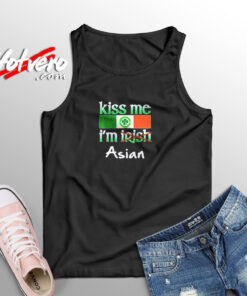 Kiss Me I’m Irish Asian Aesthetic Sleeveless Shirt