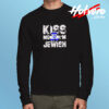 Kiss Me I’m Jewish Long Sleeve T shirt