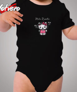 Kitty Parody Hello Zombie Cozy Baby Onesies