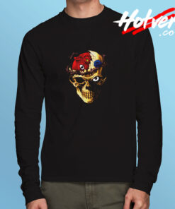 Knight Of Skeleton Long Sleeve T shirt