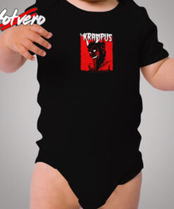 Krampus Evil Santa Claus Christmas Demon Cozy Baby Onesies