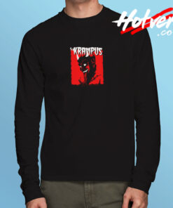 Krampus Evil Santa Claus Christmas Demon Long Sleeve T shirt