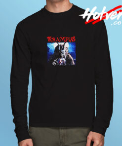 Krampus The Christmas Demon Vintage Long Sleeve T shirt