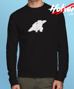 Kungfu Bear Long Sleeve T shirt