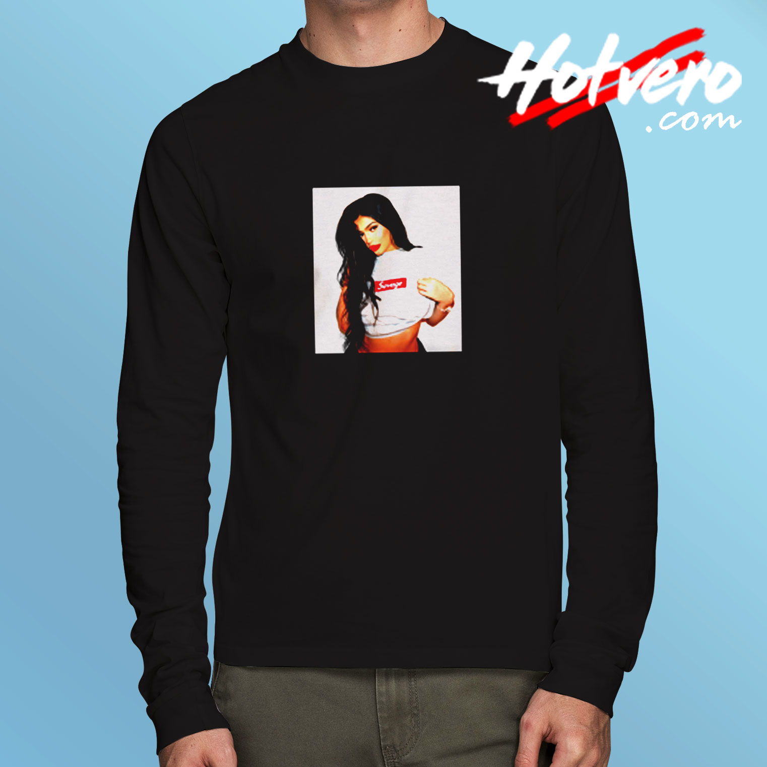 Kylie Jenner Savage Jordan 8 Long Sleeve T shirt